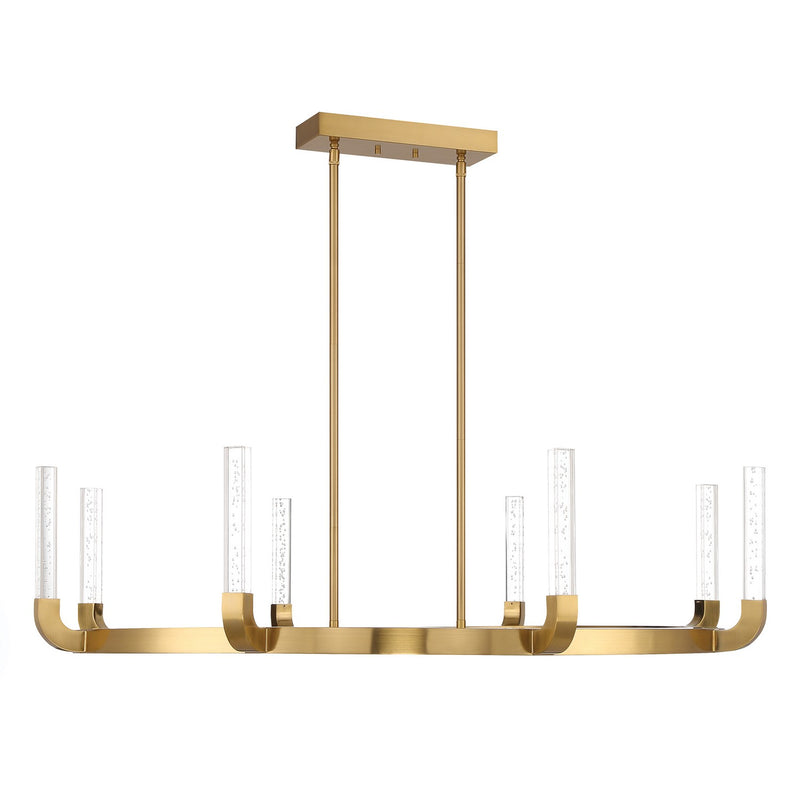 Savoy House 1-2507-8-322 LED Chandelier, Warm Brass (3)