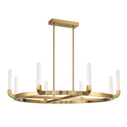Savoy House 1-2507-8-322 LED Chandelier, Warm Brass (4)