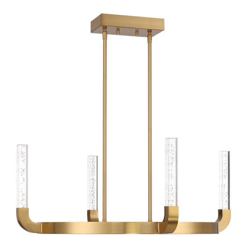 Savoy House 1-2508-4-322 LED Chandelier, Warm Brass (2)
