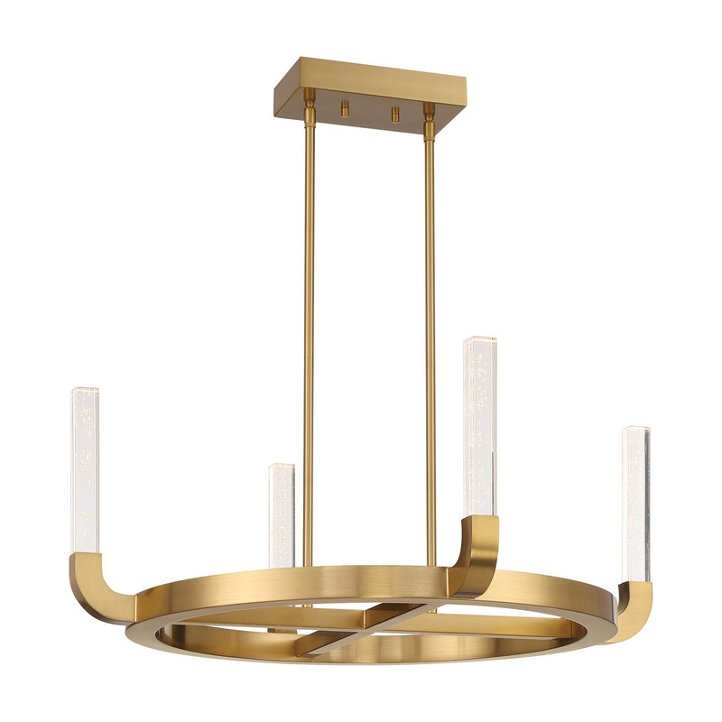 Savoy House 1-2508-4-322 LED Chandelier, Warm Brass (4)
