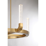 Savoy House 1-2508-4-322 LED Chandelier, Warm Brass (6)