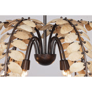 Savoy House 1-2579-6-26 Six Light Chandelier, Champagne Mist w/Coconut Shell (5)