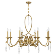 Savoy House 1-2702-8-322 Eight Light Chandelier, Warm Brass (2)