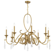 Savoy House 1-2702-8-322 Eight Light Chandelier, Warm Brass (5)