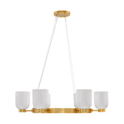 Savoy House 1-3170-6-322 Six Light Chandelier, Warm Brass (2)