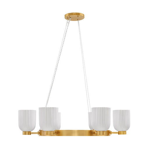 Savoy House 1-3170-6-322 Six Light Chandelier, Warm Brass (2)