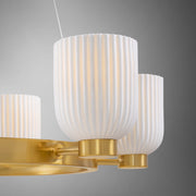 Savoy House 1-3170-6-322 Six Light Chandelier, Warm Brass (6)