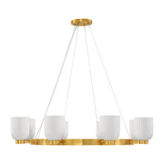 Savoy House 1-3173-8-322 Eight Light Chandelier, Warm Brass (2)