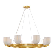 Savoy House 1-3173-8-322 Eight Light Chandelier, Warm Brass (3)