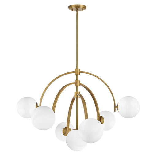 Savoy House 1-3319-7-322 Seven Light Chandelier, Warm Brass (2)