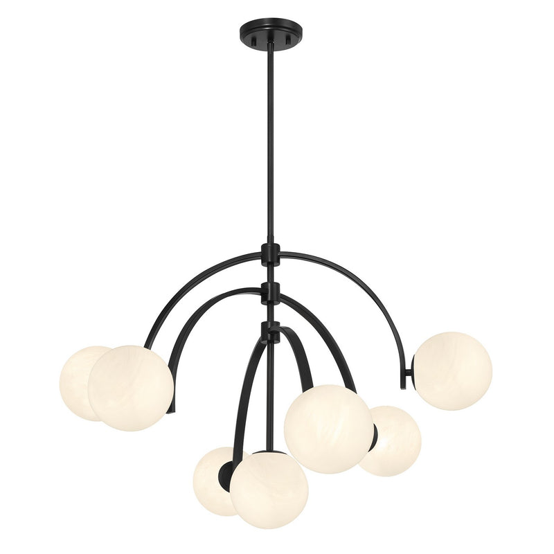 Savoy House 1-3319-7-89 Seven Light Chandelier, Matte Black (3)