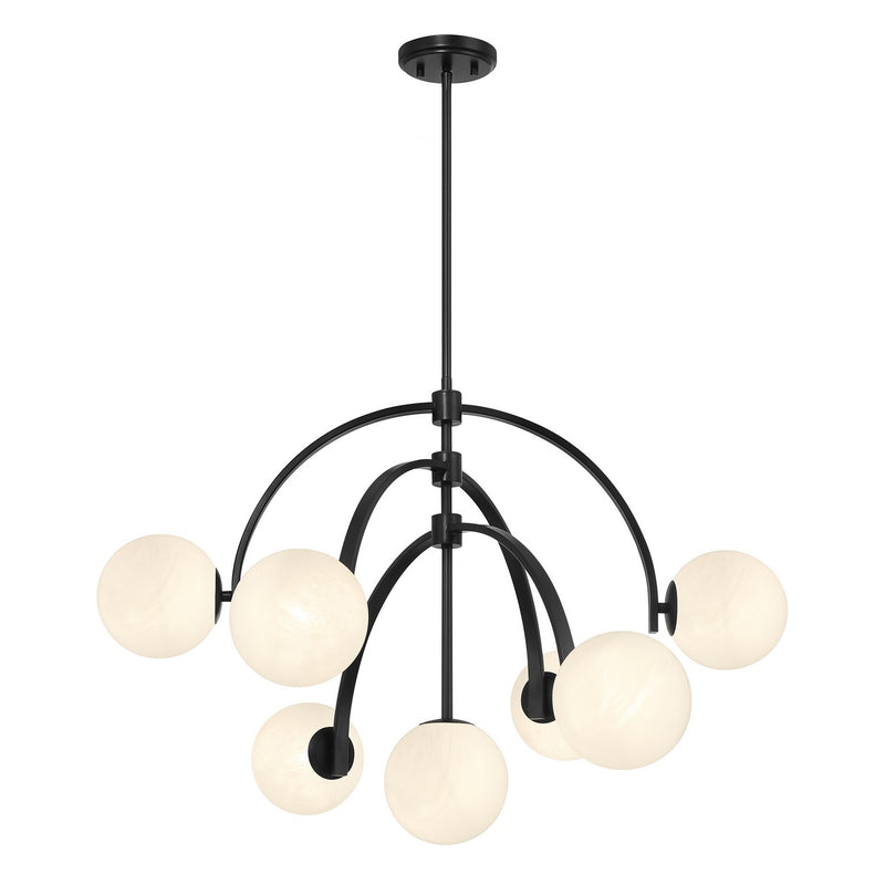 Savoy House 1-3319-7-89 Seven Light Chandelier, Matte Black (5)