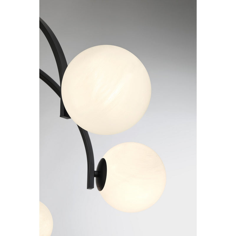 Savoy House 1-3319-7-89 Seven Light Chandelier, Matte Black (6)