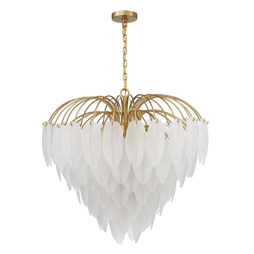 Savoy House 1-3504-9-322 Nine Light Chandelier, Warm Brass (2)