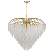Savoy House 1-3505-15-322 15 Light Chandelier, Warm Brass (2)