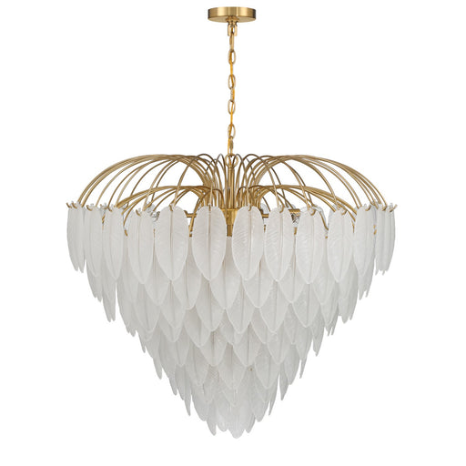 Savoy House 1-3505-15-322 15 Light Chandelier, Warm Brass (2)
