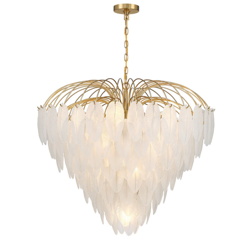 Savoy House 1-3505-15-322 15 Light Chandelier, Warm Brass (3)
