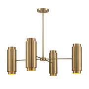 Savoy House 1-4180-8-127 Eight Light Chandelier, Noble Brass (3)