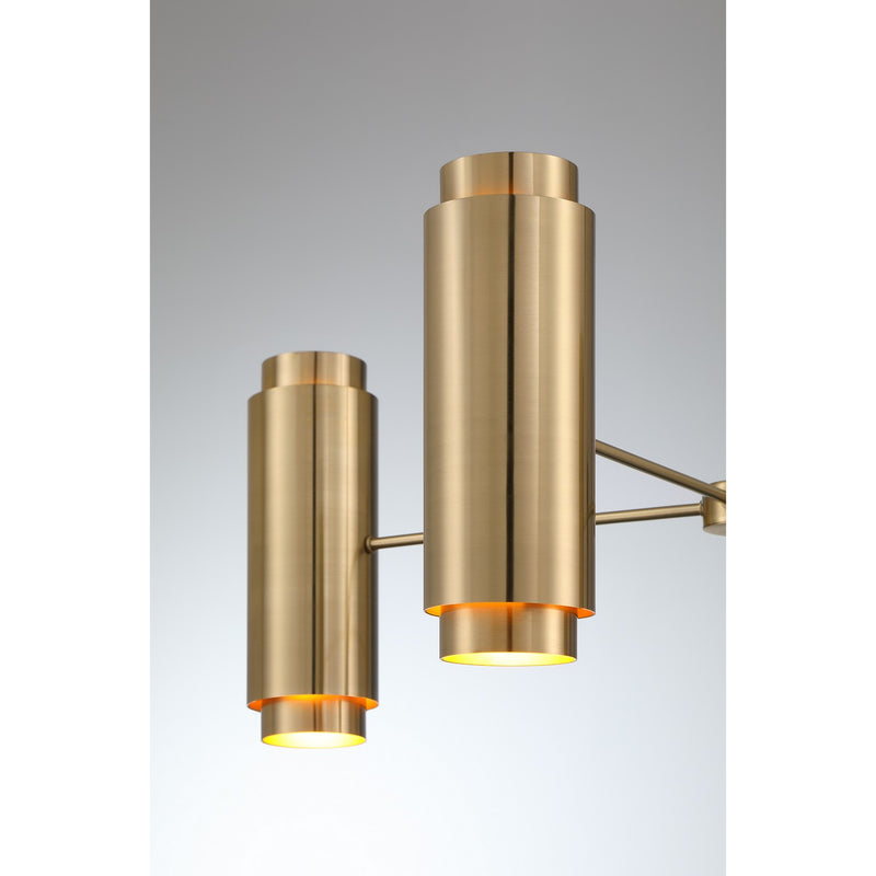 Savoy House 1-4180-8-127 Eight Light Chandelier, Noble Brass (6)