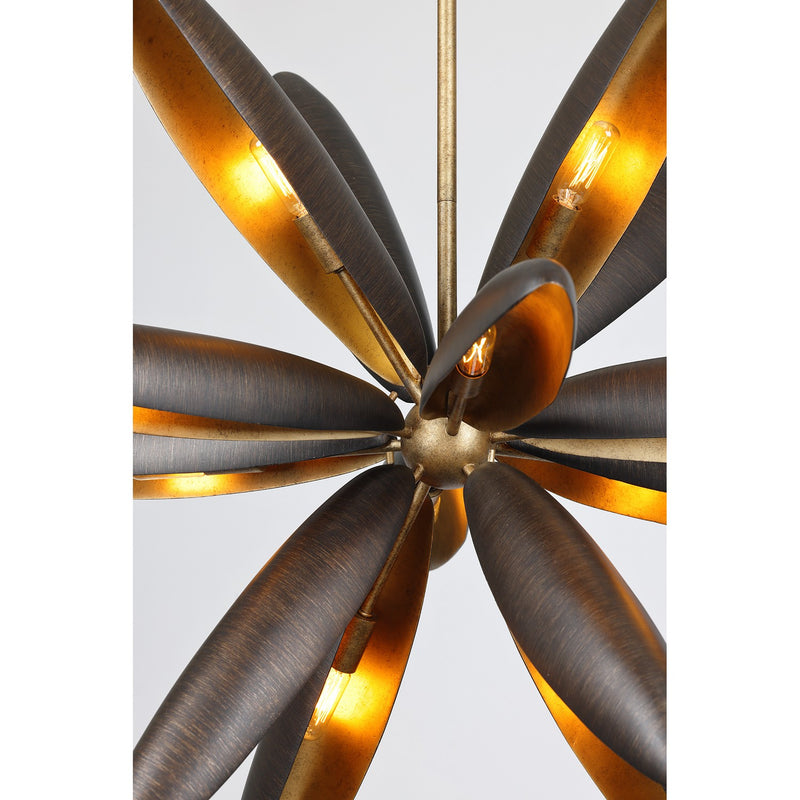 Savoy House 1-5148-14-24 14 Light Chandelier, Centura w/Burnished Gold (5)