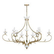 Savoy House 1-5186-12-59 12 Light Chandelier, French Gold/White Cashmere (2)