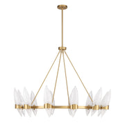 Savoy House 1-5504-12-322 12 Light Chandelier, Warm Brass (2)