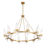 Savoy House 1-5504-12-322 12 Light Chandelier, Warm Brass (4)