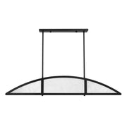 Savoy House 1-6219-4-89 Four Light Linear Chandelier, Matte Black (2)
