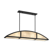 Savoy House 1-6219-4-89 Four Light Linear Chandelier, Matte Black (3)