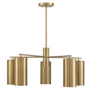 Savoy House 1-6508-5-127 Five Light Chandelier, Noble Brass (3)