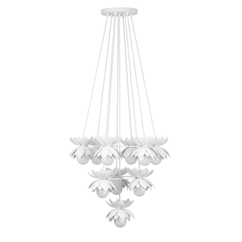 Savoy House 1-6914-10-47 Ten Light Chandelier, White Cashmere (2)