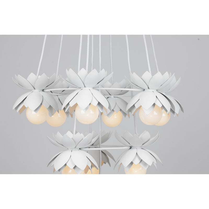 Savoy House 1-6914-10-47 Ten Light Chandelier, White Cashmere (5)