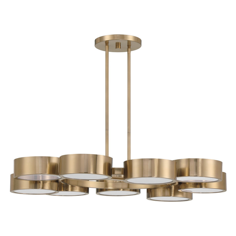 Savoy House 1-7508-9-127 LED Chandelier, Noble Brass (2)
