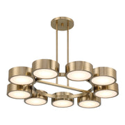 Savoy House 1-7508-9-127 LED Chandelier, Noble Brass (3)