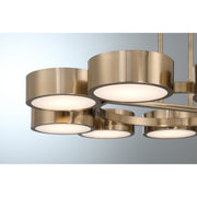 Savoy House 1-7508-9-127 LED Chandelier, Noble Brass (5)
