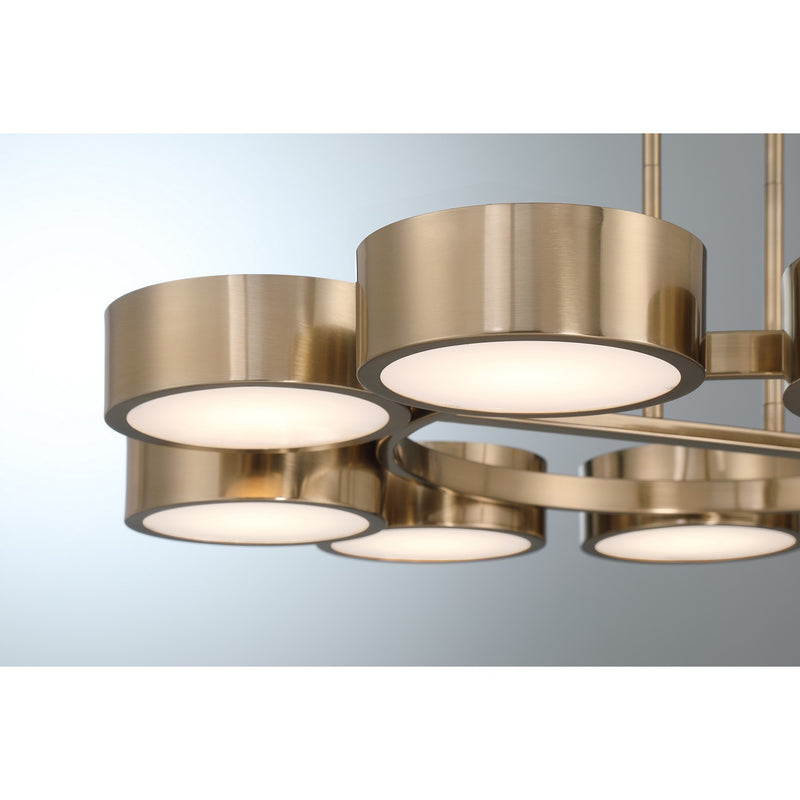 Savoy House 1-7508-9-127 LED Chandelier, Noble Brass (5)