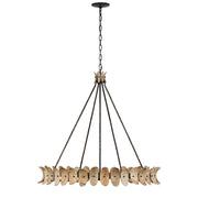 Savoy House 1-8124-8-26 Eight Light Chandelier, Champagne Mist w/Coconut Shell (2)