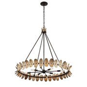 Savoy House 1-8124-8-26 Eight Light Chandelier, Champagne Mist w/Coconut Shell (4)