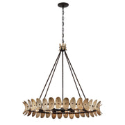 Savoy House 1-8124-8-26 Eight Light Chandelier, Champagne Mist w/Coconut Shell (5)