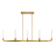 Savoy House 1-8951-8-322 LED Linear Chandelier, Warm Brass (3)