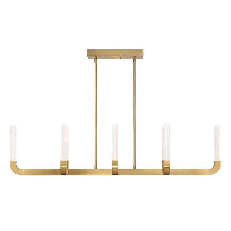 Savoy House 1-8951-8-322 LED Linear Chandelier, Warm Brass (3)