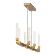 Savoy House 1-8951-8-322 LED Linear Chandelier, Warm Brass (5)