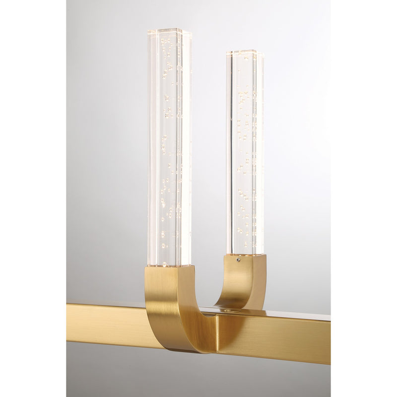 Savoy House 1-8951-8-322 LED Linear Chandelier, Warm Brass (6)