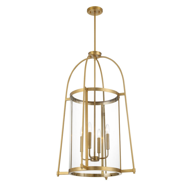 Savoy House 3-2406-4-322 Four Light Pendant, Warm Brass (3)