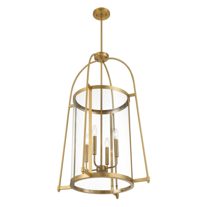 Savoy House 3-2406-4-322 Four Light Pendant, Warm Brass (4)