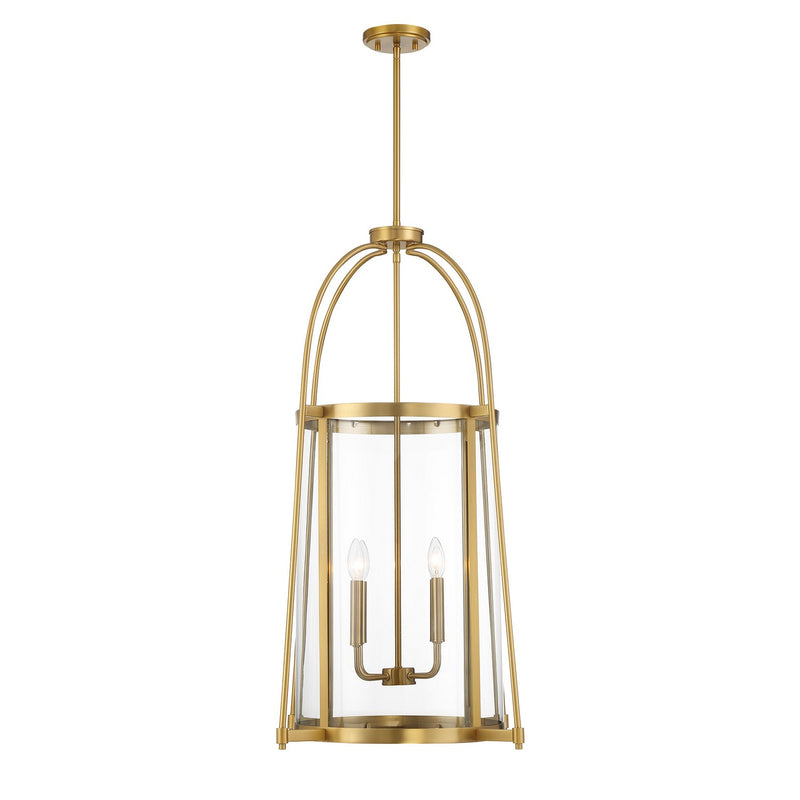 Savoy House 3-2406-4-322 Four Light Pendant, Warm Brass (5)