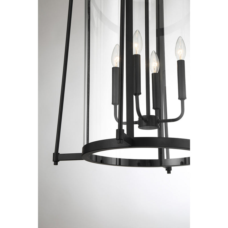 Savoy House 3-2406-4-89 Four Light Pendant, Matte Black (6)