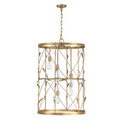 Savoy House 3-6599-5-171 Five Light Pendant, Burnished Brass (2)