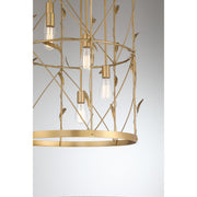 Savoy House 3-6599-5-171 Five Light Pendant, Burnished Brass (6)
