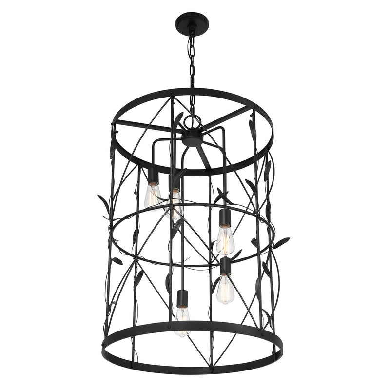 Savoy House 3-6599-5-89 Five Light Pendant, Matte Black (4)